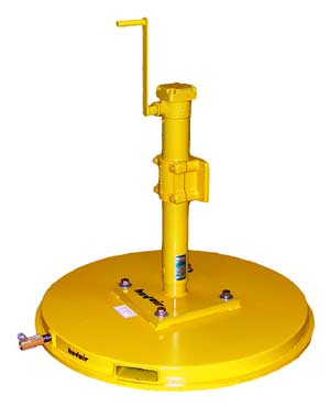 A 40-Inch Lifting Jack With Side-Mounted Crank Handle