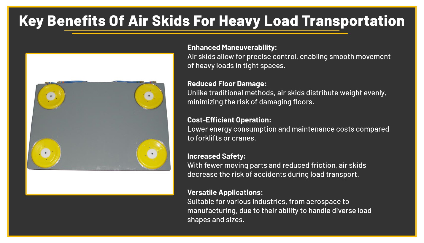 Benefits of using air skids for load transportation