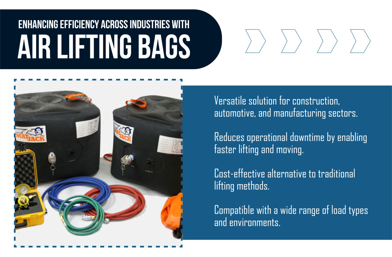 Enhancing efficiency across industries with air lifting bags